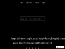 Tablet Screenshot of keepitbasement.com